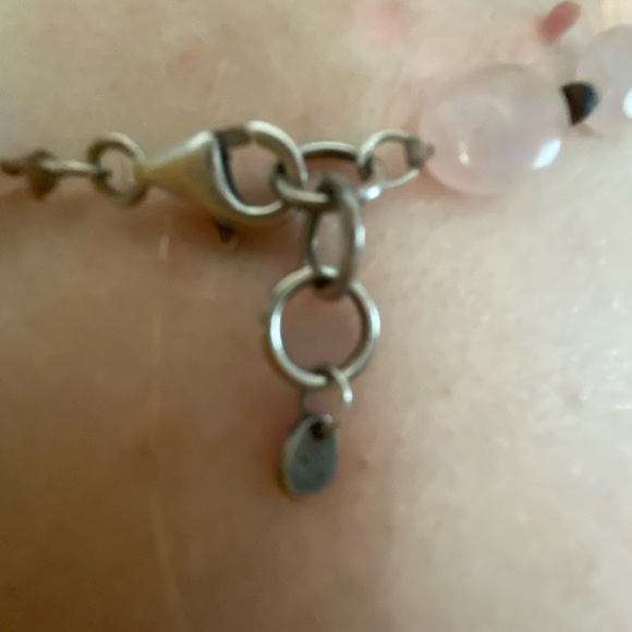 Silpada rose quartz chunky necklace - Picture 4 of 4